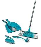 Beldray 5-teiliges Kehrschaufel Set, Reinigungsset, Besen mit weichen...