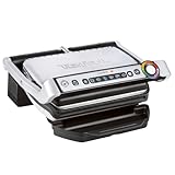 Tefal OptiGrill Kontaktgrill, 6 automatische Programme, Garstufenanzeige,...