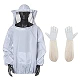 Imkeranzug mit Handschuhen Imkerhandschuhe aus Ziegenleder Imkerjacke mit...