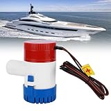 Bilgenpumpe 12v 1100 GPH Halbautomatisch Bilgenpumpe Tauchwasserpumpe für...