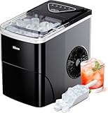 Silonn Eiswürfelmaschine, selbstreinigende kleine Eiswürfelmaschine mit...