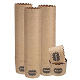 QUARKZMAN 150 Stück Papierbackförmchen 6oz Braun Kraftpapier...