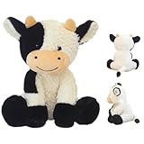 Vmxlso Kuh Kuscheltier, 22 cm Kuscheltier Kuh, Niedliches Plüschtier Kuh,...