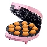 Bestron Cake-Pop-Maker im Retro Design, inklusive Cake-Pop-Butler, Gabel &...