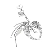 Zktfyshk Schlüsselanhänger mit Punk-Motiv, multifunktional, modischer...