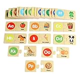 Alphabet Puzzles, Vorschul Lernspielzeug für Jungen, Mädchen, Kinder,...