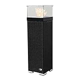RS Trade® Exclusive Polyrattan Bio Ethanol Kamin Feuersäule Standkamin...