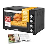 TZS First Austria Minibackofen I Umluft I 45L I Premium-X Coating...