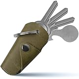DORERO® Premium Schlüssel Organizer aus Echtleder mit...
