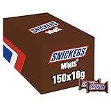 Snickers Minis Schokoriegel Großpackung | Schokolade, Erdnuss, Karamell |...