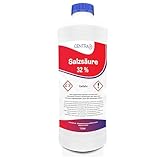 Centra24 Salzsäure 32% 1 Liter, Chlorwasserstoffsäure, Reinigung,...