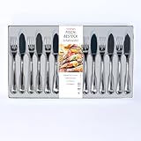 Kochmann Fischbesteck-Set 12-teilig aus Edelstahl - Besteck für...