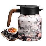 Isolierkanne 1000ml Edelstahl Isolierte Thermokanne Mit Teesieb, Thermo...