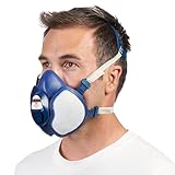 3M Atemschutzmaske mit integrierten Filtern 4255+, A2P3 Organische Dämpfe...