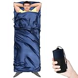Sundom Hüttenschlafsack, Ultraleicht Reiseschlafsack Mikrofaser,...