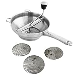 Edelstahl Passiermühle, Passiergerät Aus Edelstahl Mit 3x Siebeinsatz,...