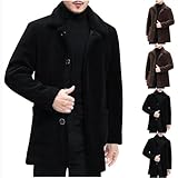 Fleecejacke Herren Teddyfleece Jacke Oversize Winterjacke Vintage...