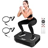 Aolawco Vibrationsplatte, Fitness Vibrationsboard Mit Trainingsbänder,...