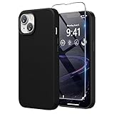 SURPHY Hülle für iPhone 14 Leder Hülle mit Displayschutzfolie,...