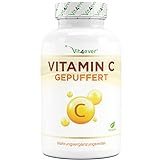 Vitamin C gepuffert - 365 Kapseln - Hochdosiert mit 1000mg Vitamin C je...