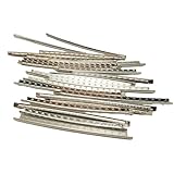 NONGYU 24 Stück Gitarren-Bunddrähte 2,4/2,7/2,9 mm, 24 Bünde,...