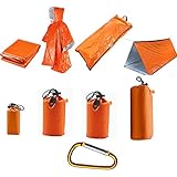 Ninth C Notfallzelt mit Notfalldecke, Poncho und Notfallschlafsack, 2...