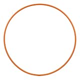 HOOPOMANIA Hula Hoop Rohling 16mm [80cm - orange] Hula Hoop Ring aus HDPE...