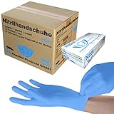 SFM ® SOFTLIGHTS Nitril : XS, S, M, L, XL, XXL blau puderfrei F-tex...