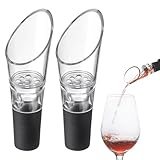 2 Stück Weinausgießer,Dekantierausgießer mit Belüfter,Aufsatz geeignet...