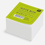 Interdruk Zettelklotz - Notizklotz - Ersatzpapier für Zettelbox - 85 x 85...