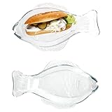 MamboCat 2er Set OSLO Fischplatte M I (LxB) 29x16cm I Servierplatte aus...