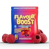 FlavourBoost® Koffein Fruchtgummis - 20mg Koffein pro Gummi - 400mg/Tüte...