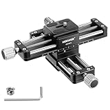 NEEWER 4 Achsen Makro Fokussierschiene, 360° drehbarer Makro...