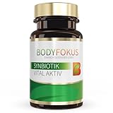 BodyFokus SynBiotik Vital Aktiv | spezielle Bakterienstämme & Präbiotika...