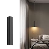 Klighten Pendelleuchte GU10 Zylinder, Hängelampe LED mit Leuchtmittel 5W...