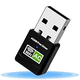 NETVIP USB WLAN Stick für PC WiFi Adapter 600Mbps Mini Dual Band 2.4GHz /...