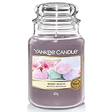 Yankee Candle Duftkerze Berry Mochi | Große Kerze im Glas | Sakura Blossom...