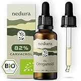 nedura® BIO Oregano Öl [100% NATURREIN] +82% Carvacrol - Oregano Oil in...