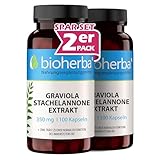 Graviola Kapseln – 200 Stück mit 350 mg Fruchtextrakt (Annona...