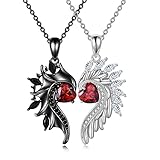 VENACOLY Paare Halskette Sterling Silber Ihn und Ihn Passende Halskette...