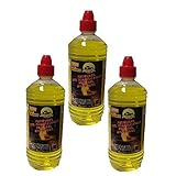 Brenngel 3X 1 Liter Flaschen für Gelkamine Ethanolkamine Wandkamine...