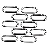 BESTonZON 20Stücke Hängeschnallen Oval Carabiner Clips für...