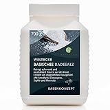 Weltecke Basischer Badezusatz 700 g | Basen-Bad als 100% vegane Haut-Pflege...