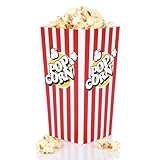 FunX Kraftpapier Popcornboxen 12er Pack Groß - Partyboxen für Kino,...