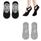 Giutsaull 2 Paar Stoppersocken Damen, Pilates Socken Rutschfeste, Yoga...