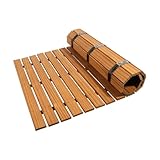 Home Deluxe Saunamatte aus Holz Sanya - Natur I Saunamatte, Saunaunterlage,...