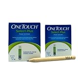 2 x One Touch Select Plus Blutzuckerteststreifen 50, MiL4 Bleistift,...