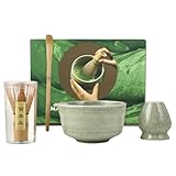 Matcha-Set - Matcha Besen Set - 4-teiliges Matcha-Tea-Set, Matcha-Besen,...