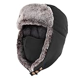 Unigear Wintermütze mit Ohrenklappen, Unisex Warme Schneedichte...