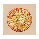 Wusideday Pizzastein, Quadratische Backplatte, Keramik Pizzaplatte Zum...